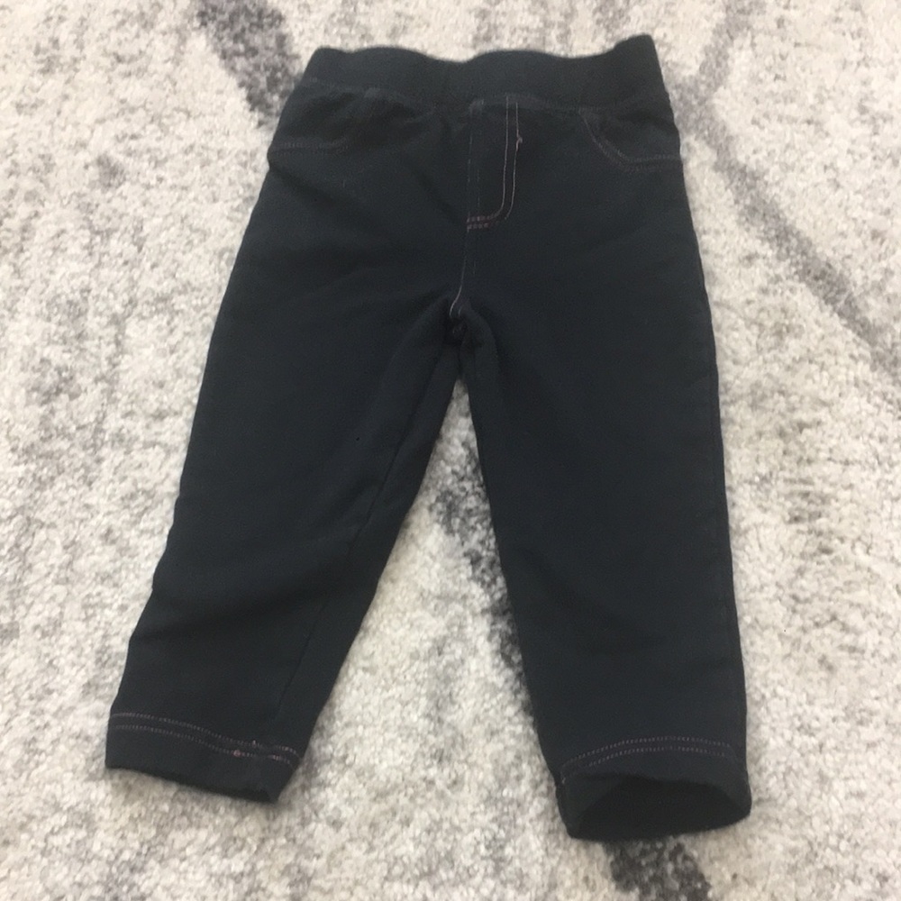 ⚡️$4 FLASH SALE⚡️ Black Jeggings Baby Girl 18-24